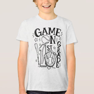 Jogo na 1ª série Baseball Primeiro Dia de Aula