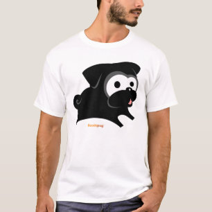 Jogo preto do Pug! Camisa