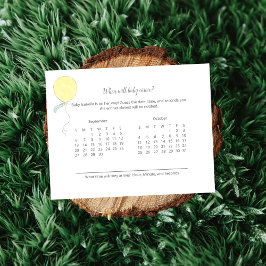 Jogo Previsão de Chegada do Bebê