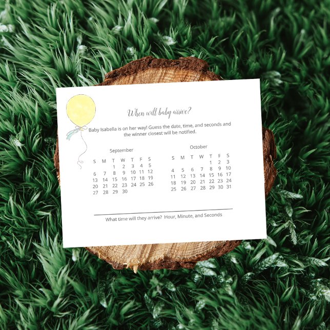 Jogo Previsão de Chegada do Bebê (Criador carregado)