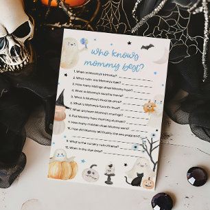 Jogo Quem Conhece Melhor a Mamãe Bebê de Halloween