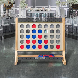 Jogo Rápido Quatro Casamento Preto Debruado