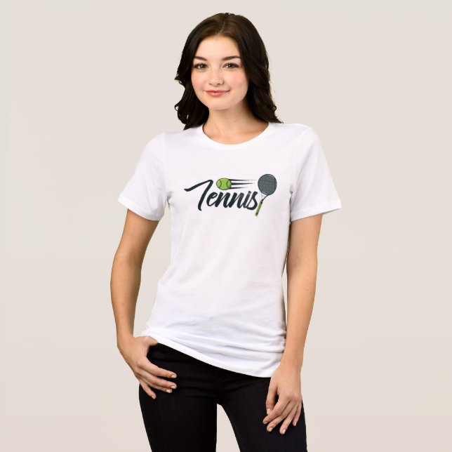 Jogo, Set, Match! Tênis Graphic T-Shirt (Frente Completa)