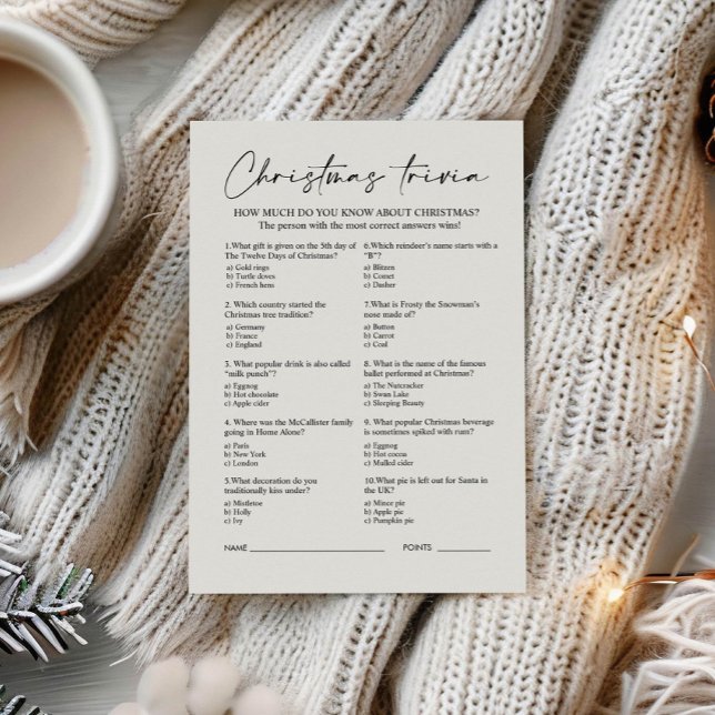 Jogo Trivia da Família Natal (Criador carregado)