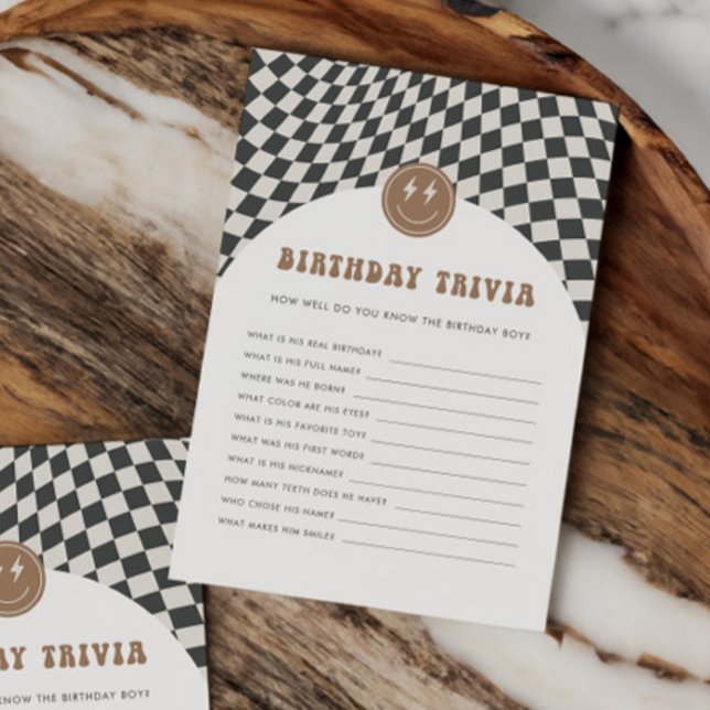 Jogo Trivia de Aniversário do Rapaz Rad Groovy (Criador carregado)