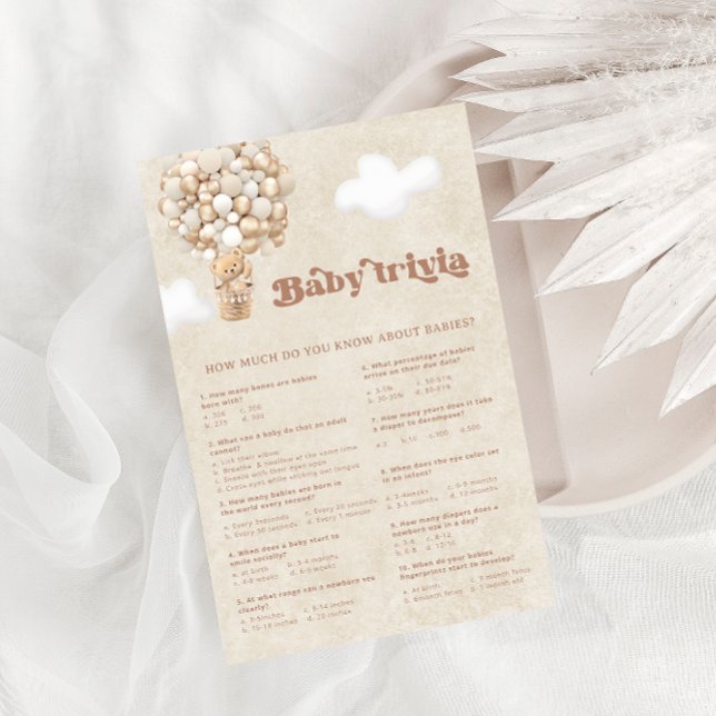 Jogo Trivia Neutro do Gênero do Urso Marrom (Criador carregado)