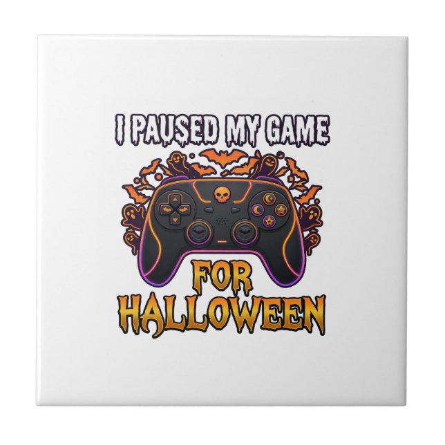 JogoPausado Halloween Controles Morcegos Espíritos (Frente)