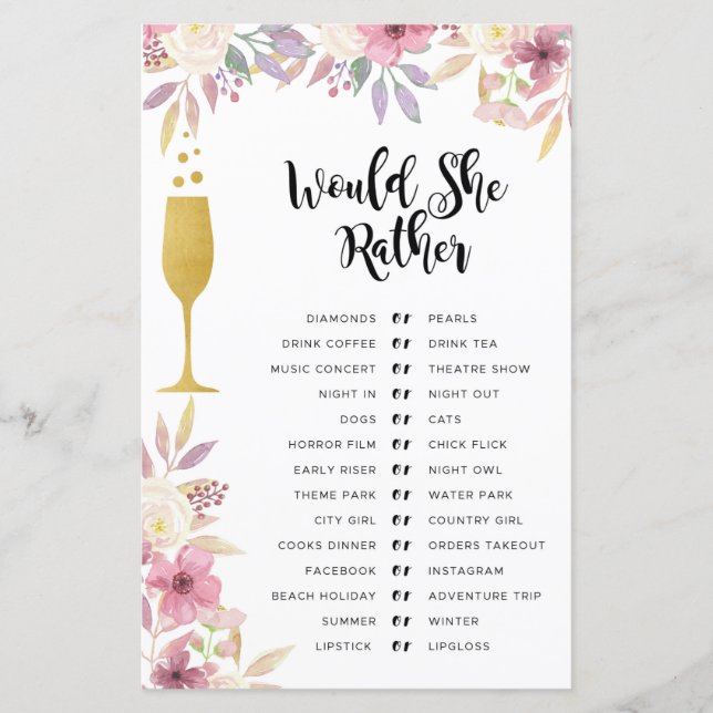 Jogos chás de panela Ela Preferencialmente Champag (Frente)