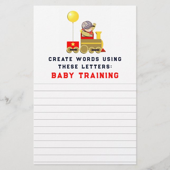 Jogos de chá de fraldas (Frente)