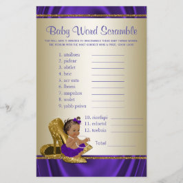 Jogos de Chá de fraldas Africano-Americanos