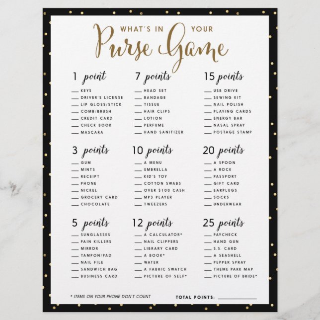 Jogos de Chá de Noiva | Qual é o Jogo da sua Bolsa (Frente)