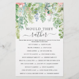 Jogos de Chá de panela frente e verso suaves