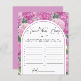 Jogos de Música com Nome do Chá de fraldas Hydrang