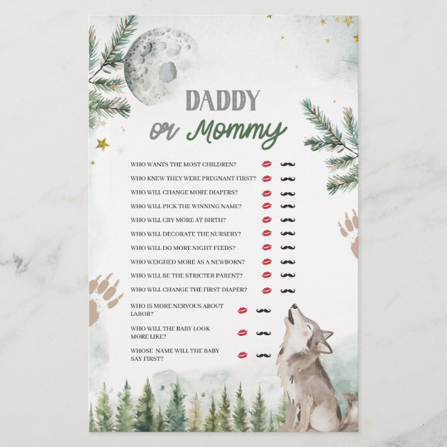 Jogos de Papai ou Mamãe Lobo da Floresta (Frente)