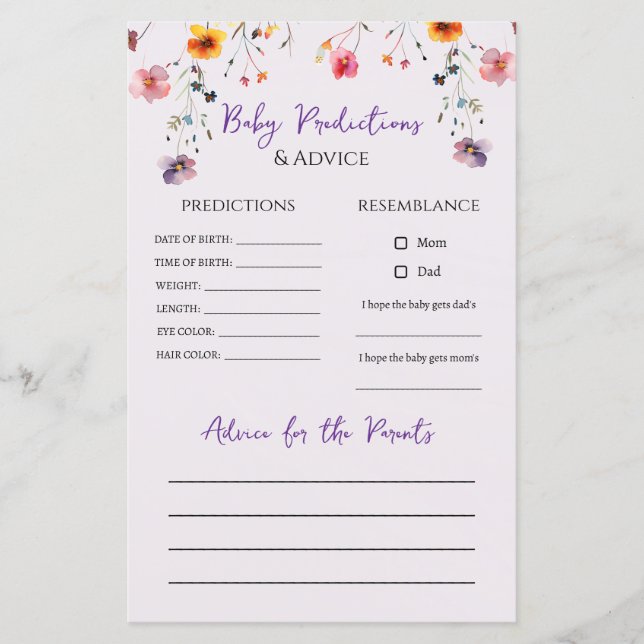 Jogos de Previsões do Chá de fraldas Ortodoxo de F (Frente)