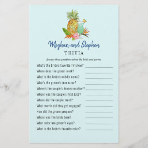Jogos do Chá de bebidas tropicais Trivia