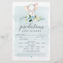 Jogos do Chá de fraldas de Dois Lados com Elefante