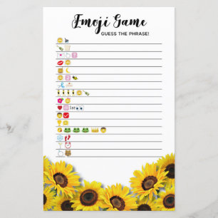 Jogos do chá de panela adivinham o jogo Emoji Sunf