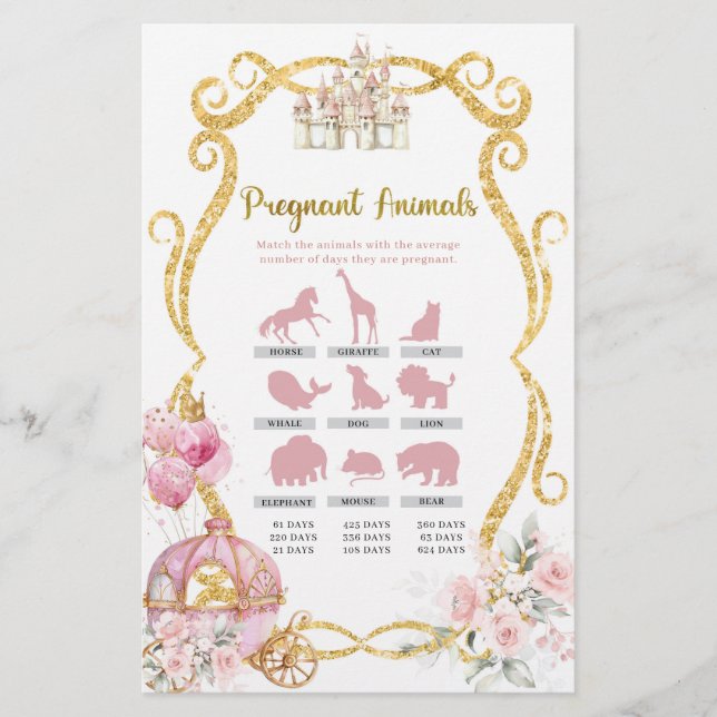 Jogos Reais Reais de Animais Grávidos, Princesa Ro (Frente)