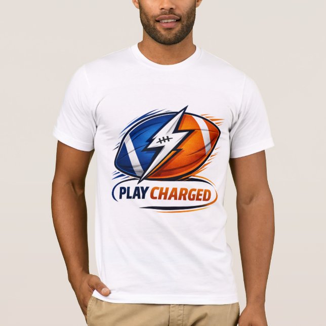 Jogue Camisa de Futebol Carregada – Lightning Bolt (Frente)