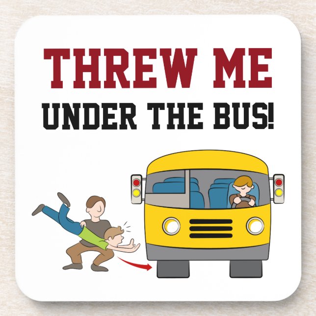 Joguei-me debaixo da Porta copos do ônibus (Frente)