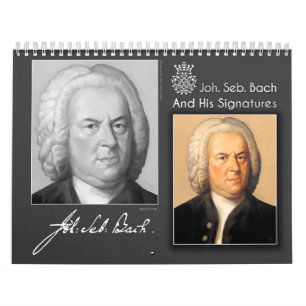 Johann Sebastian Bach - calendários
