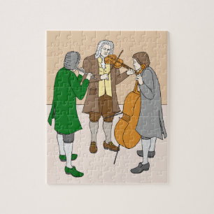 Johann Sebastian Bach Quebra-cabeça für Kinder