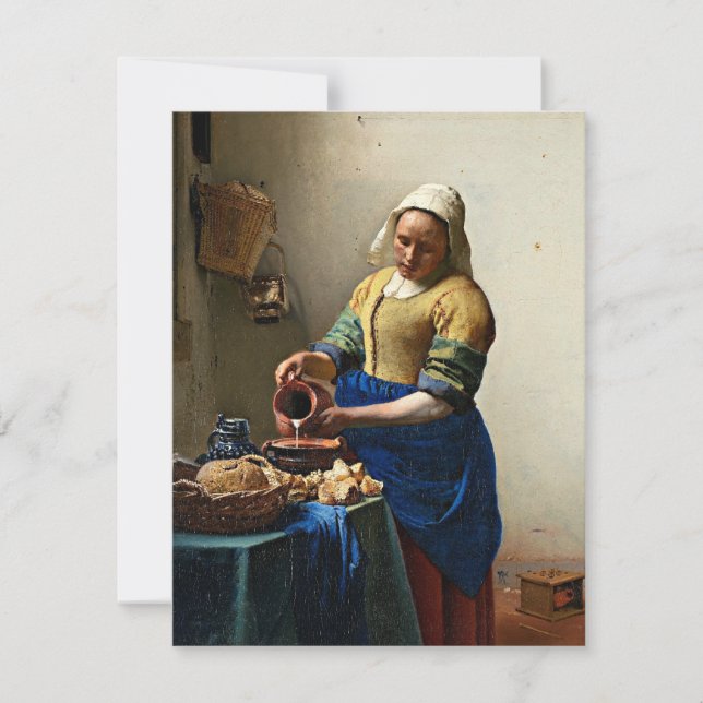 Johannes Vermeer, A Milkmaid (Frente)