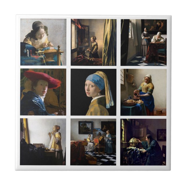 Johannes Vermeer - Grelha de Mastercastas (Frente)