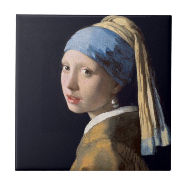JOHANNES VERMEER - Menina com um brinco 1665 da (Frente)