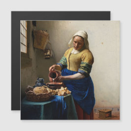 Johannes Vermeer - O Cartão Magnético Da Milkmaid