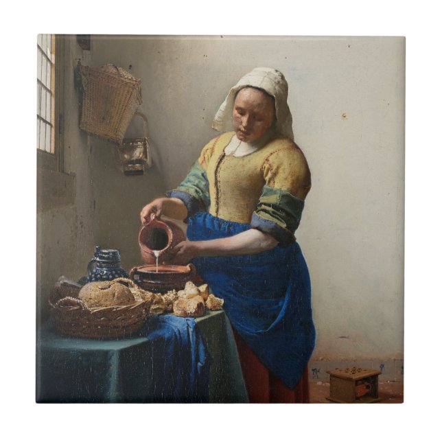 JOHANNES VERMEER - O milkmaid 1658 (Frente)