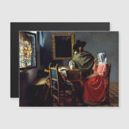 Johannes Vermeer - O Vidro da Placa Magnética do V