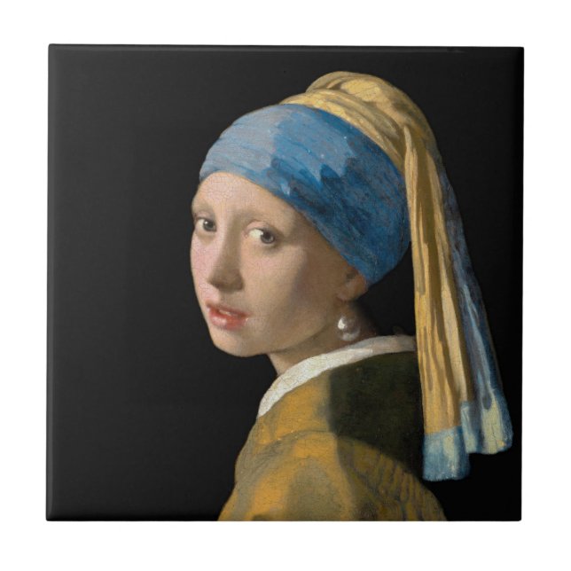 Johannes Vermeer - Rapariga com um Ouriço de Pérol (Frente)