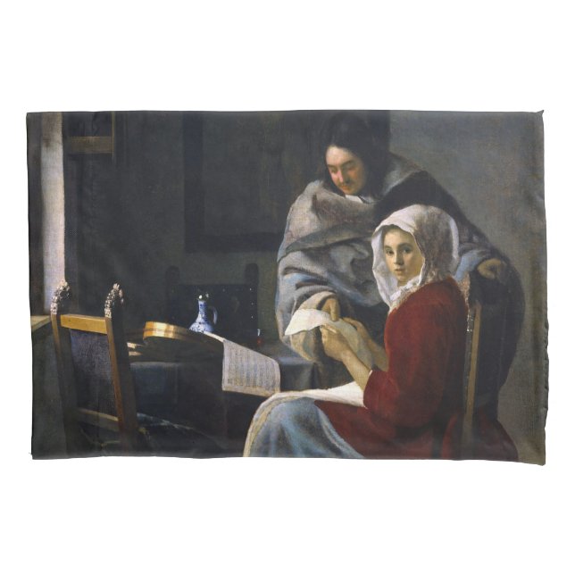 Johannes Vermeer - Rapariga Interrompida em Sua Mú (Frente)