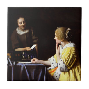 Johannes Vermeer - Senhora e Maid