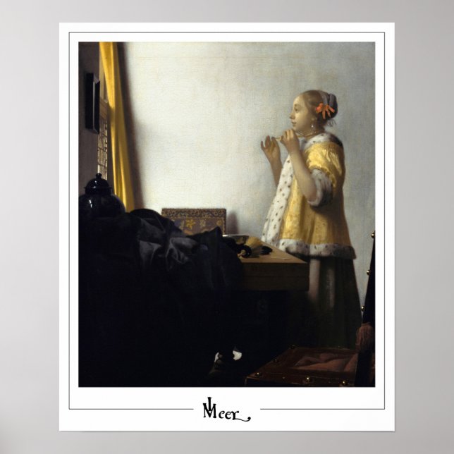 Johannes Vermeer Zedign Art Poster nº 15 (Frente)