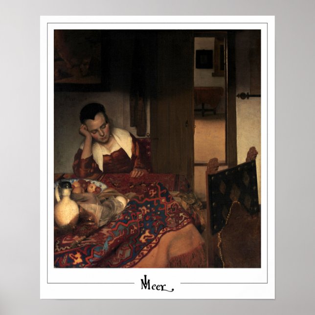 Johannes Vermeer Zedign Art Poster nº 17 (Frente)