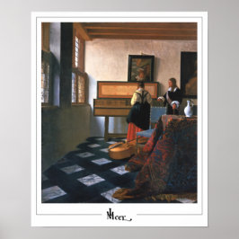 Johannes Vermeer Zedign Art Poster nº 20