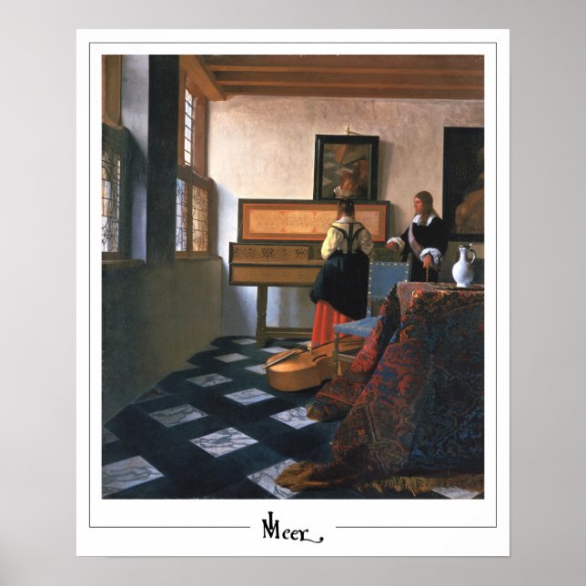 Johannes Vermeer Zedign Art Poster nº 20 (Frente)