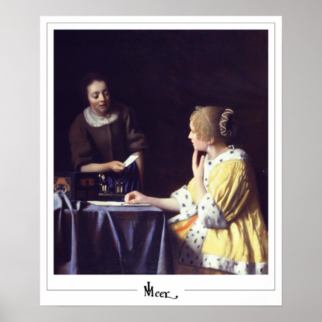 Johannes Vermeer Zedign Art Poster nº 22 (Frente)