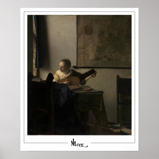 Johannes Vermeer Zedign Art Poster nº 27 (Frente)