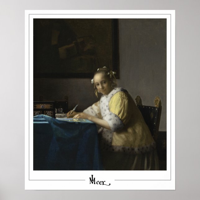 Johannes Vermeer Zedign Art Poster nº 31 (Frente)