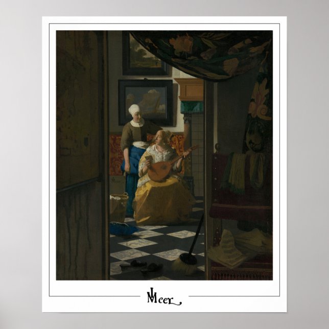 Johannes Vermeer Zedign Art Poster nº 32 (Frente)