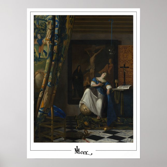 Johannes Vermeer Zedign Art Poster nº 33 (Frente)