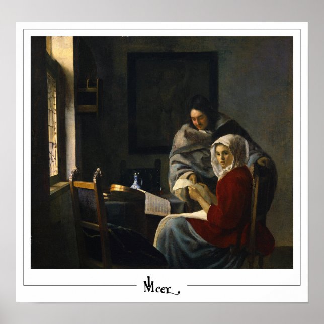 Johannes Vermeer Zedign Art Poster nº 35 (Frente)