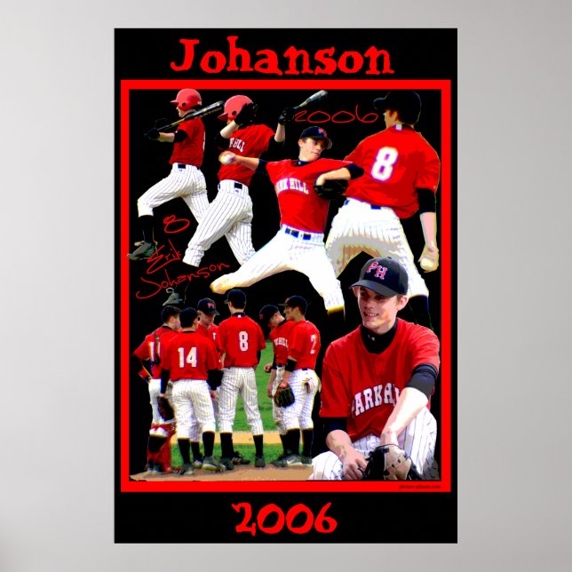 Johanson Freshman Baseball Poster (Frente)