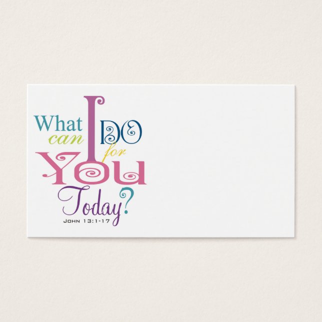 John 13:1-17 Discípulos de Lava Vista de Escritura (Frente)