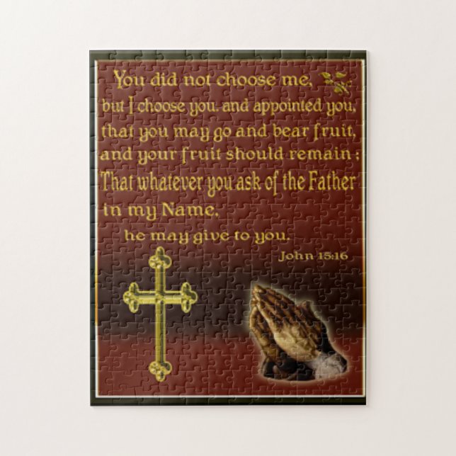 John 15:16 quebra-cabeça (Vertical)