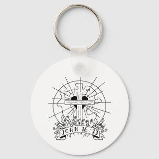 John 16:33 chaveiro